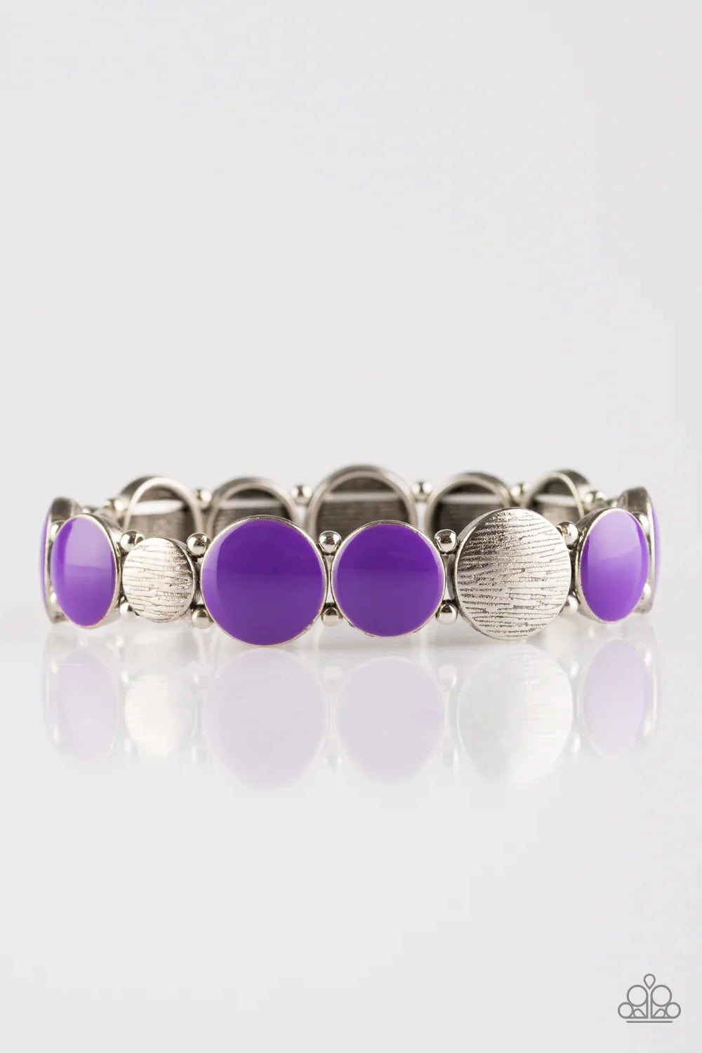 Paparazzi Bracelet ~ Bubble Blast - Purple