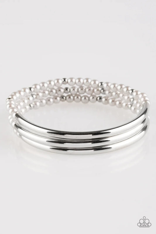 Paparazzi Bracelet ~ City Pretty - Silver