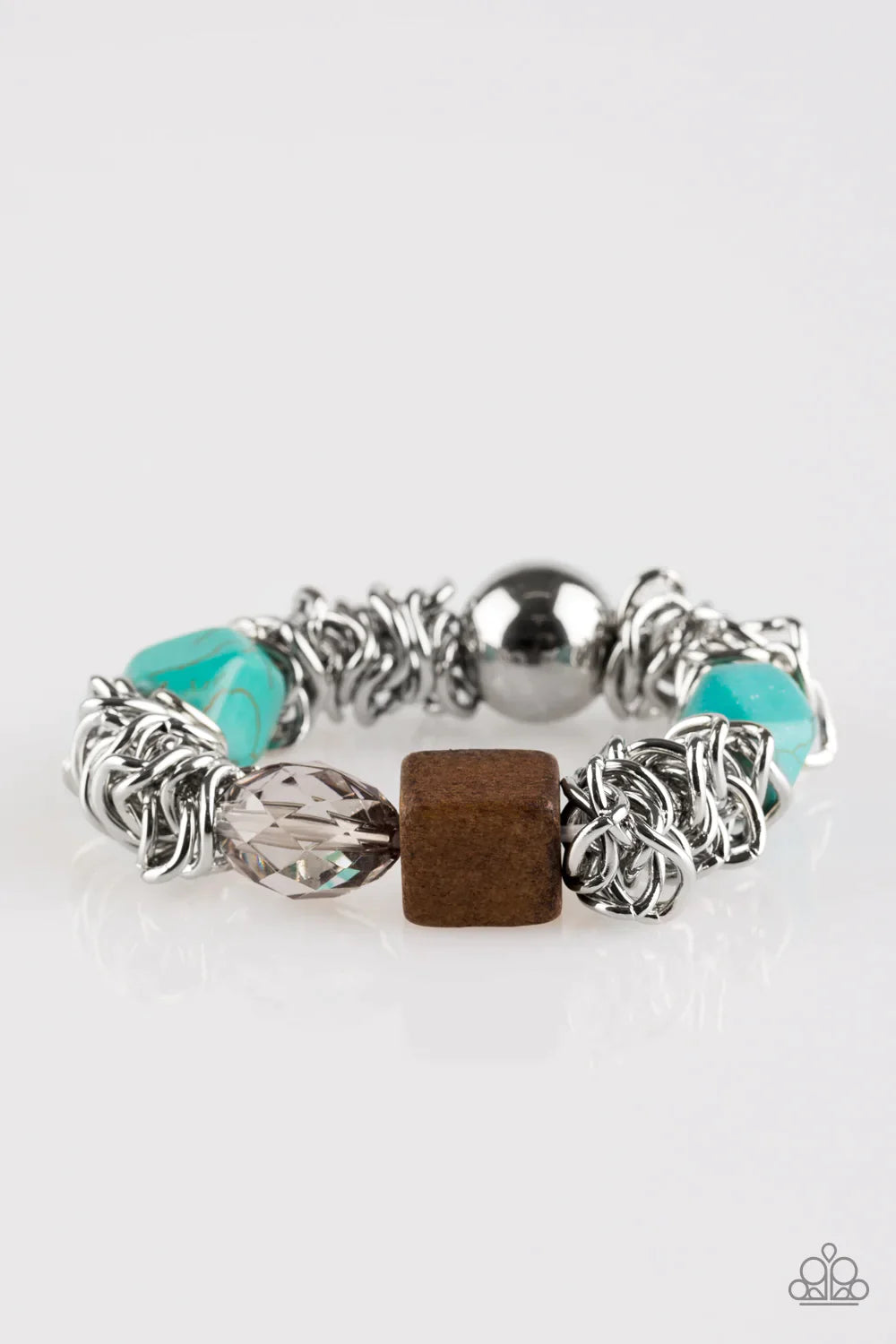 Paparazzi Bracelet ~ Mesmerizingly Magmatic - Blue