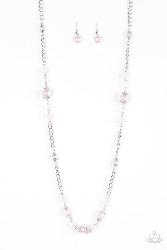 Paparazzi Necklace ~ Magnificently Milan - Pink