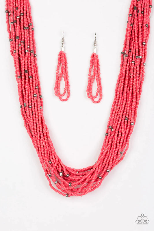 Paparazzi Necklace ~ Summer Samba - Orange