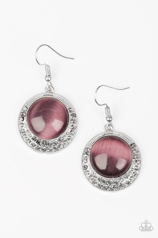 Paparazzi Earring ~ Gleam Away - Purple