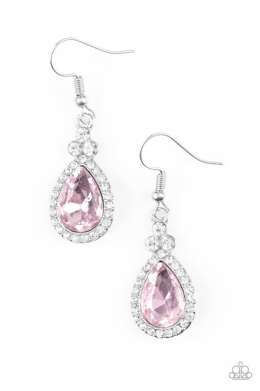 Paparazzi Earring ~ Self-Made Millionaire - Pink