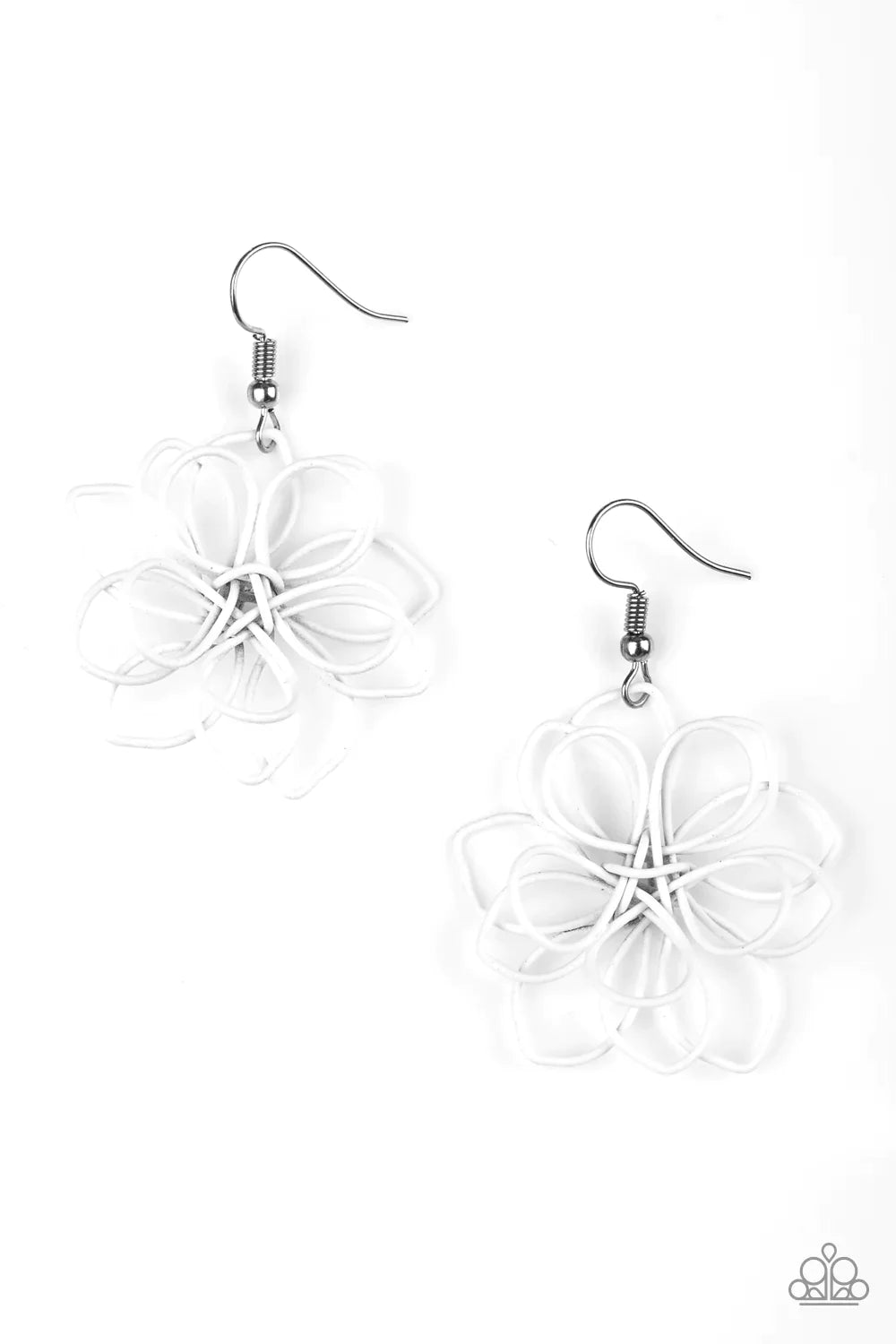Paparazzi Earring ~ Springtime Serenity - White