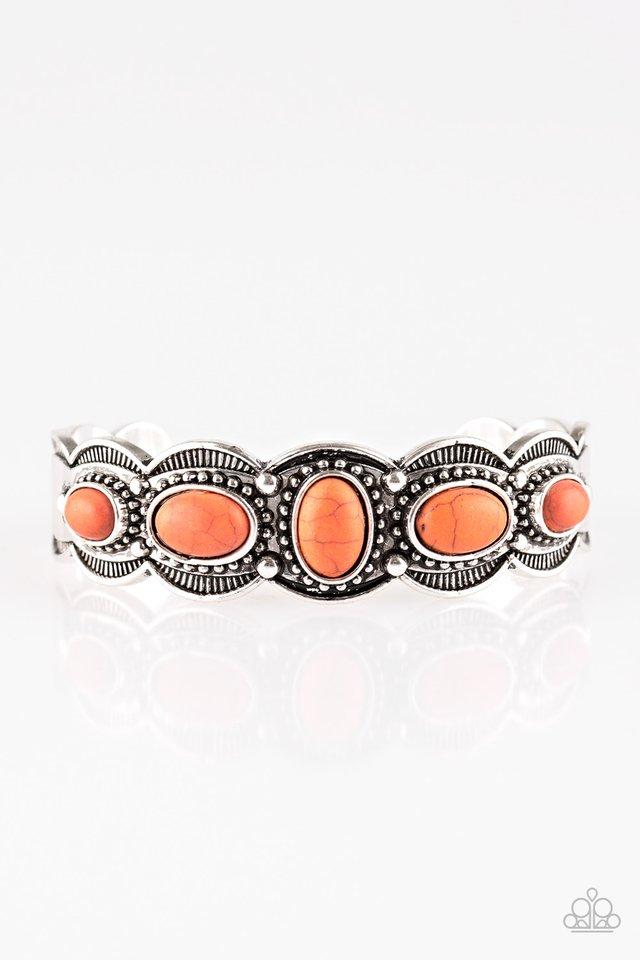Paparazzi Bracelet ~ Desert Farer - Orange