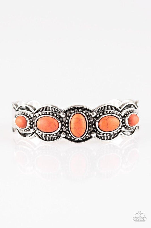 Paparazzi Bracelet ~ Desert Farer - Orange
