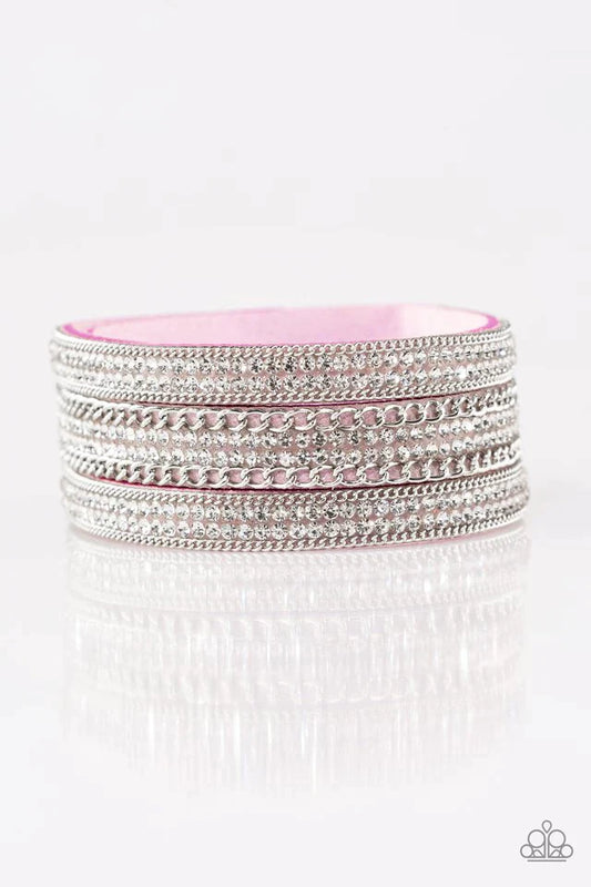 Paparazzi Bracelet ~ Dangerously Drama Queen - Purple