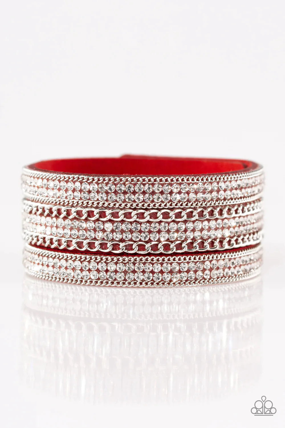 Paparazzi Bracelet ~ Dangerously Drama Queen - Red