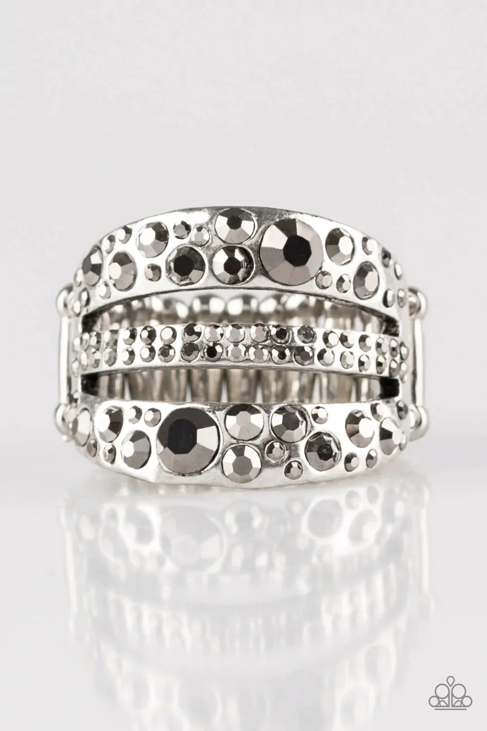 Paparazzi Ring ~ Stacks On Stacks On Stacks - Silver