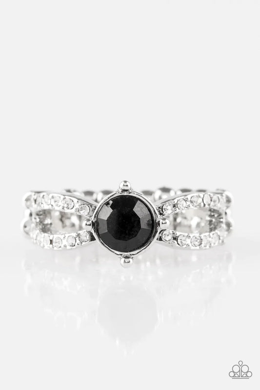 Paparazzi Ring ~ Ever Elegant - Black