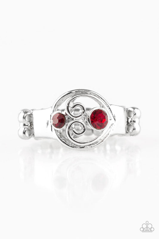 Paparazzi Ring ~ Oceanic Bliss - Red