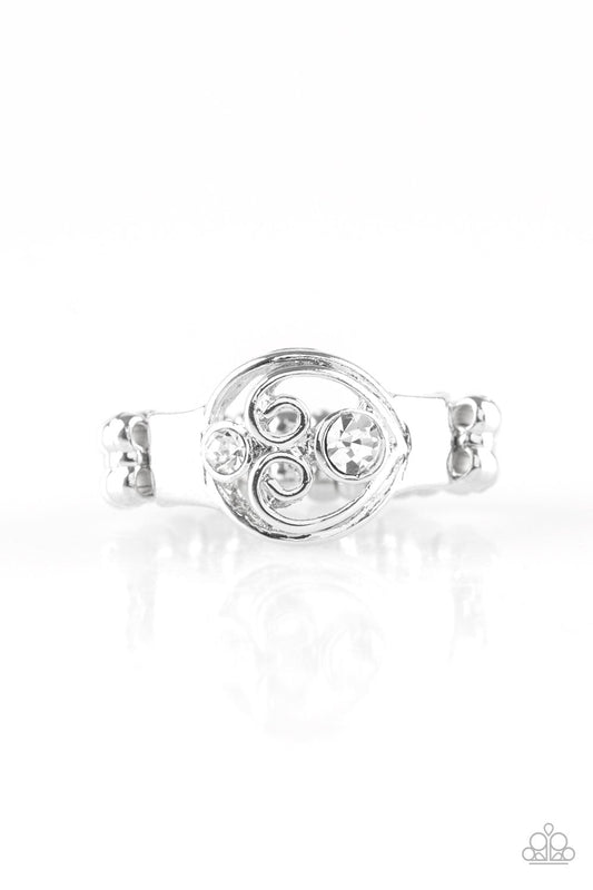 Paparazzi Ring ~ Oceanic Bliss - White