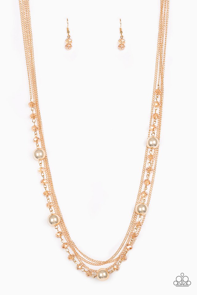 High Standards - Gold - Paparazzi Necklace Image