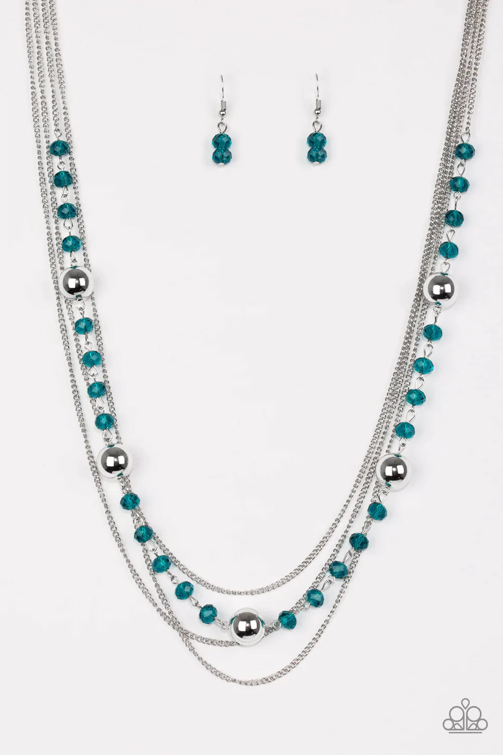 Paparazzi Necklace ~ High Standards - Blue