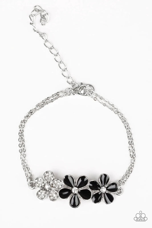 Paparazzi Bracelet ~ Flowering Fiji - Black