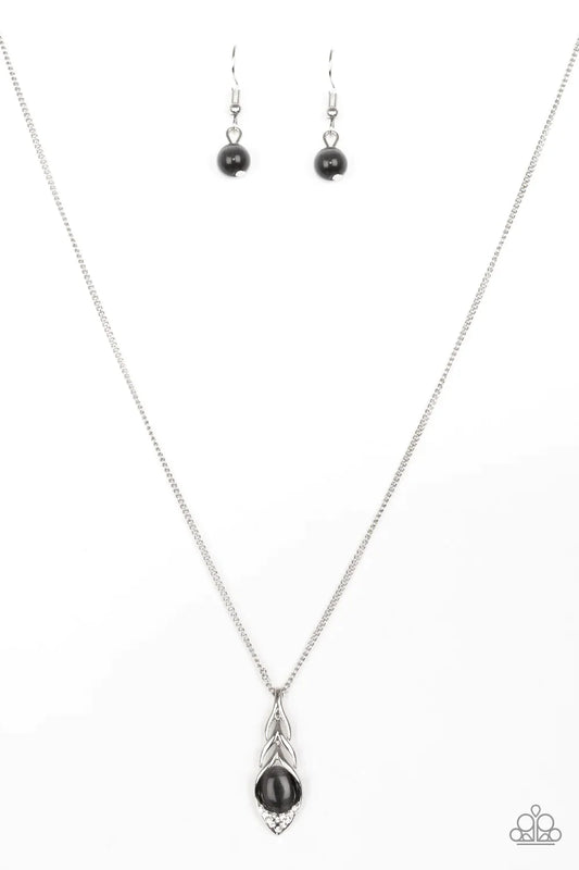 Paparazzi Necklace ~ First Class Flier - Silver