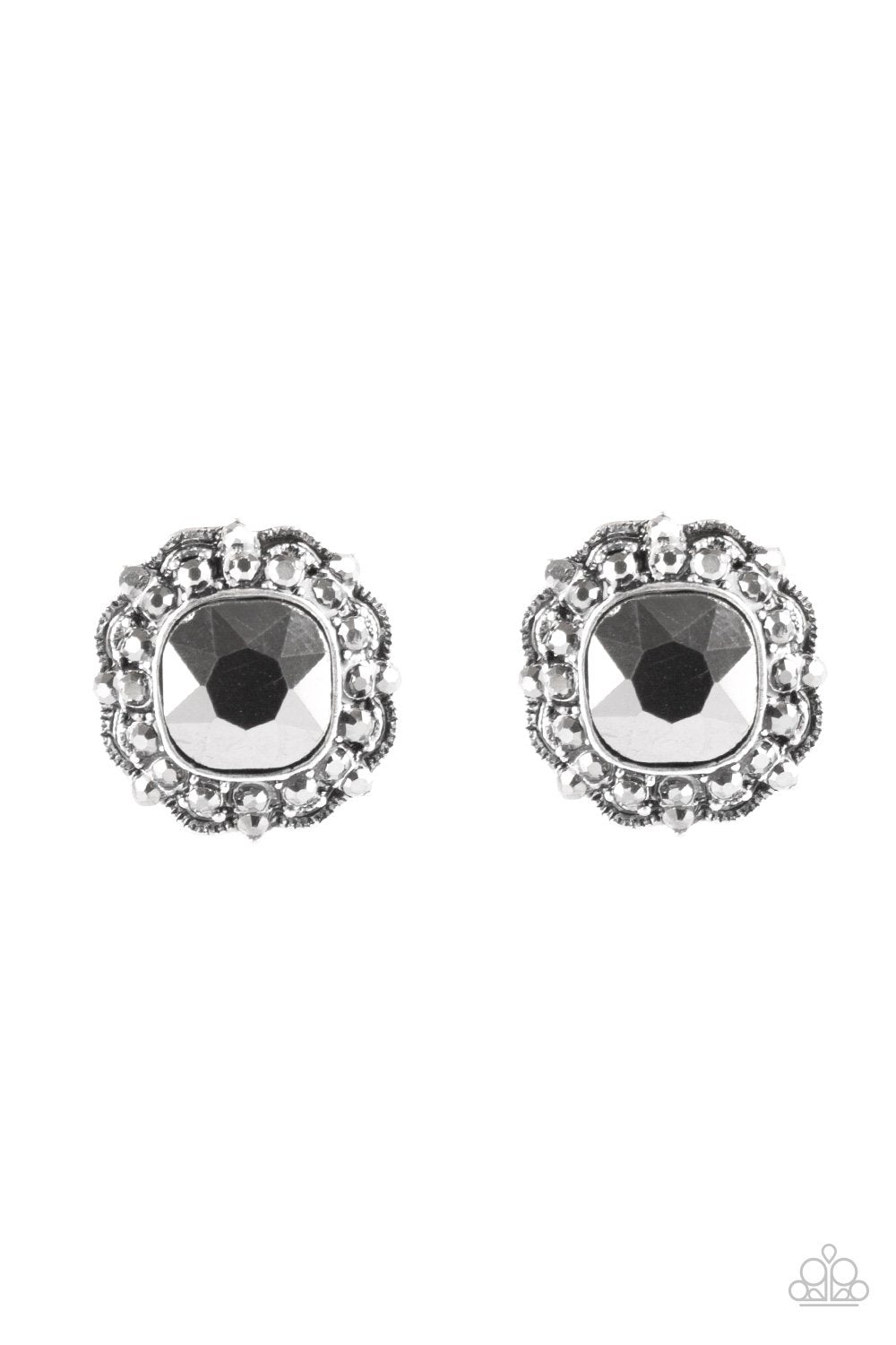 Paparazzi Earring ~ Starry Starlet - Silver