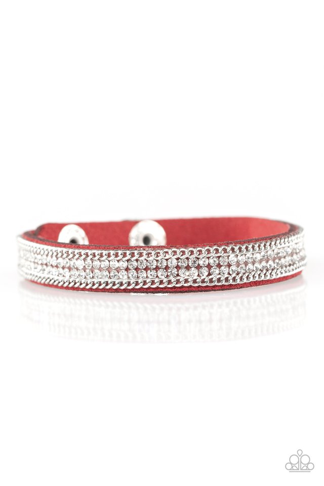 Babe Bling - Red - Paparazzi Bracelet Image