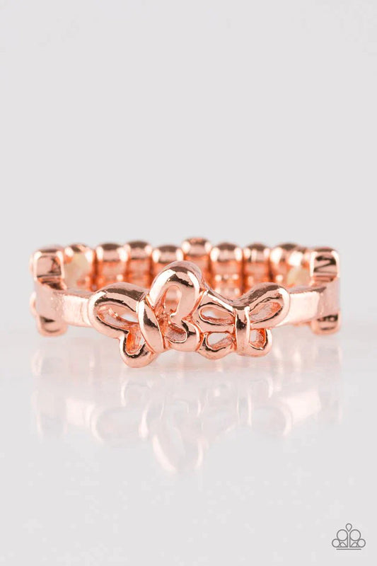 Paparazzi Ring ~ Butterfly Blessing - Copper