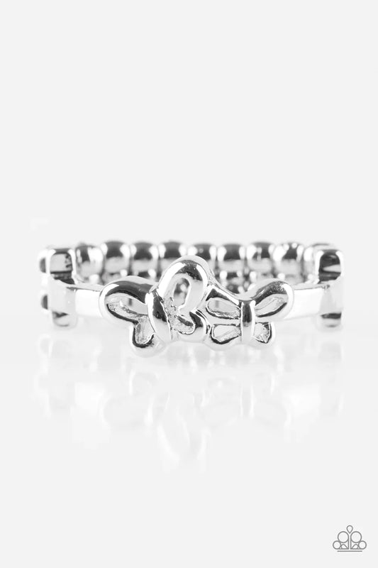 Paparazzi Ring ~ Butterfly Blessing - Silver