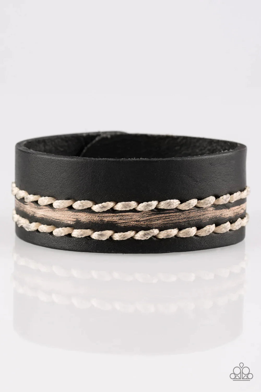 Paparazzi Bracelet ~ Beach Boy - Black