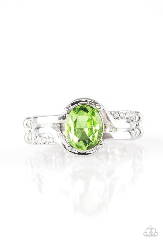 Paparazzi Ring ~ Home Is Where The CASTLE Is - Green