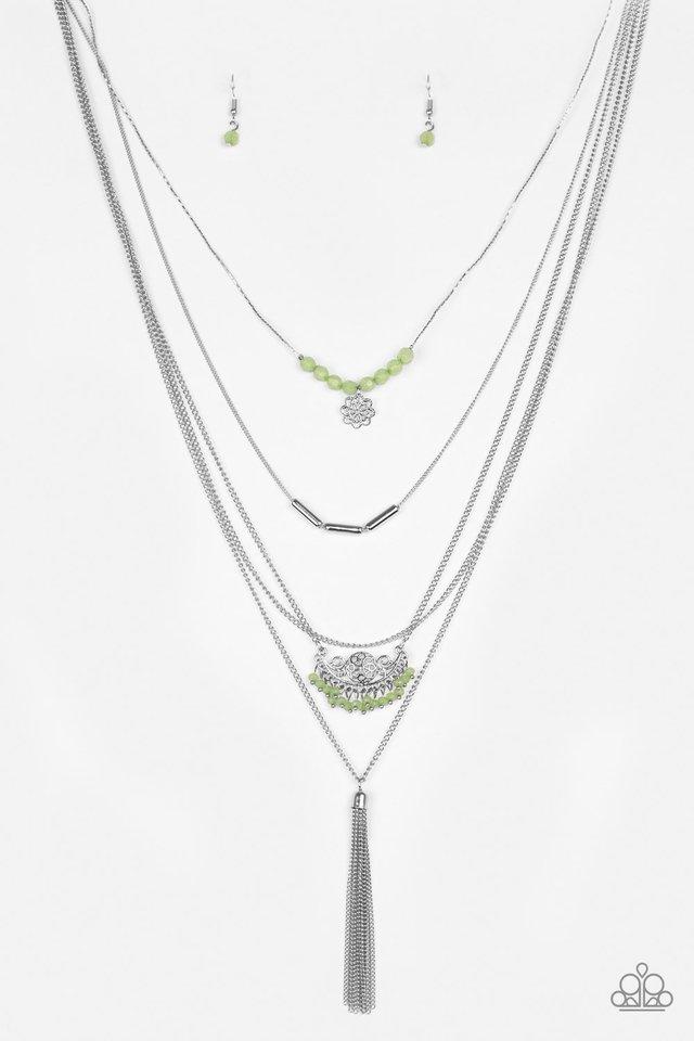 Paparazzi Necklace ~ Malibu Mixer - Green