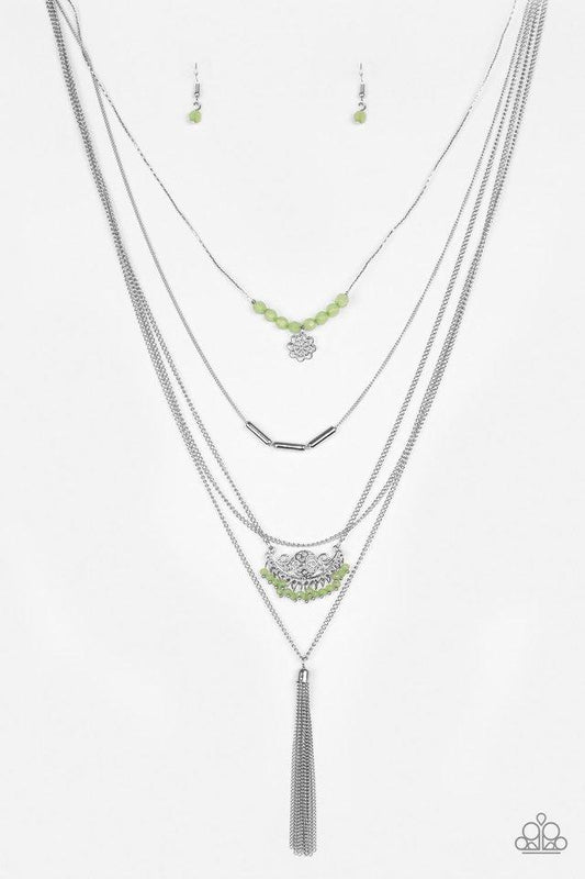 Paparazzi Necklace ~ Malibu Mixer - Green