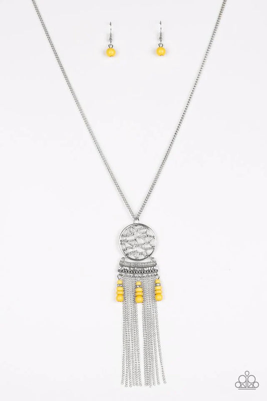 Paparazzi Necklace ~ Western Wayward - Yellow