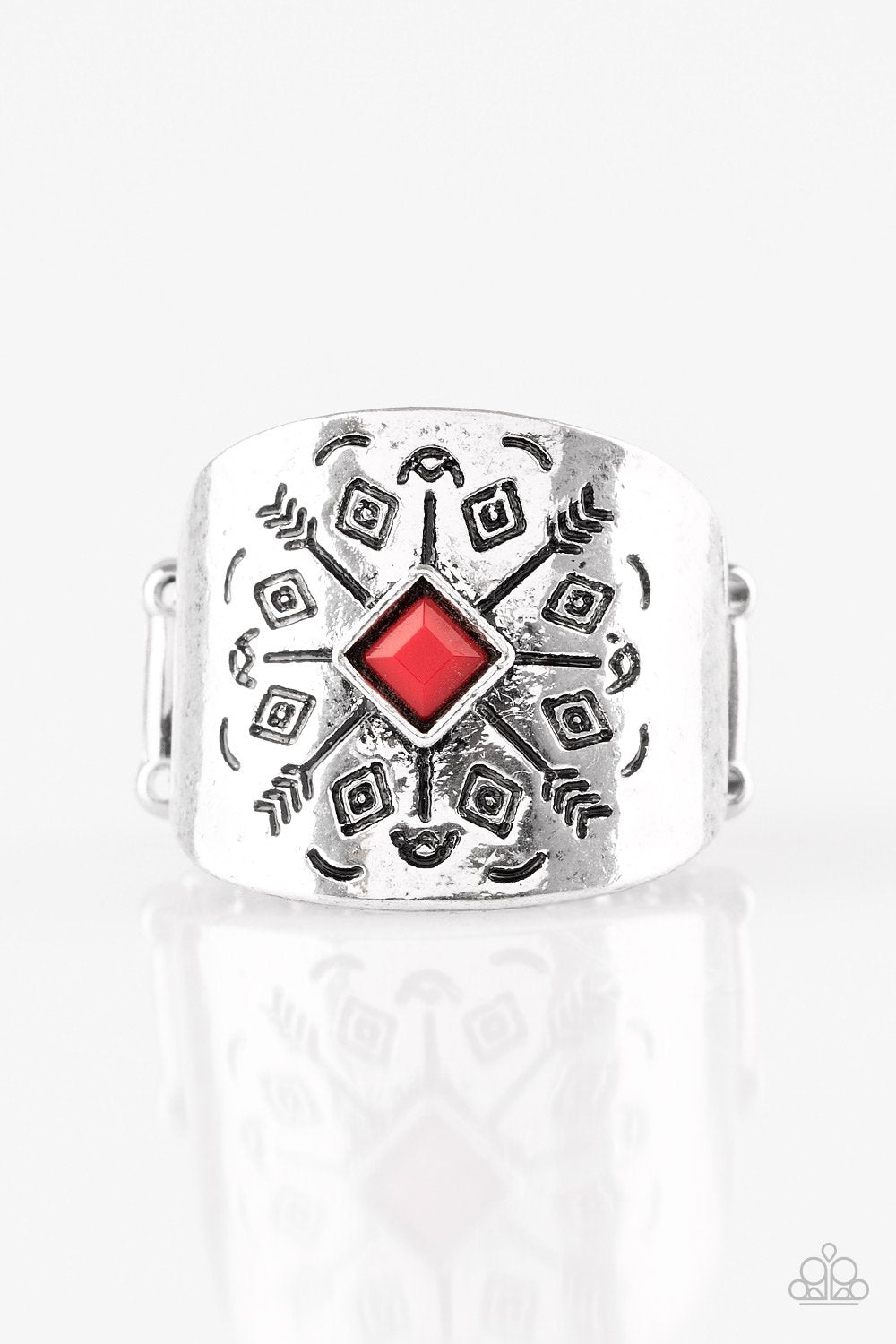 Paparazzi Ring ~ Here Today, Gone Tom-ARROW - Red