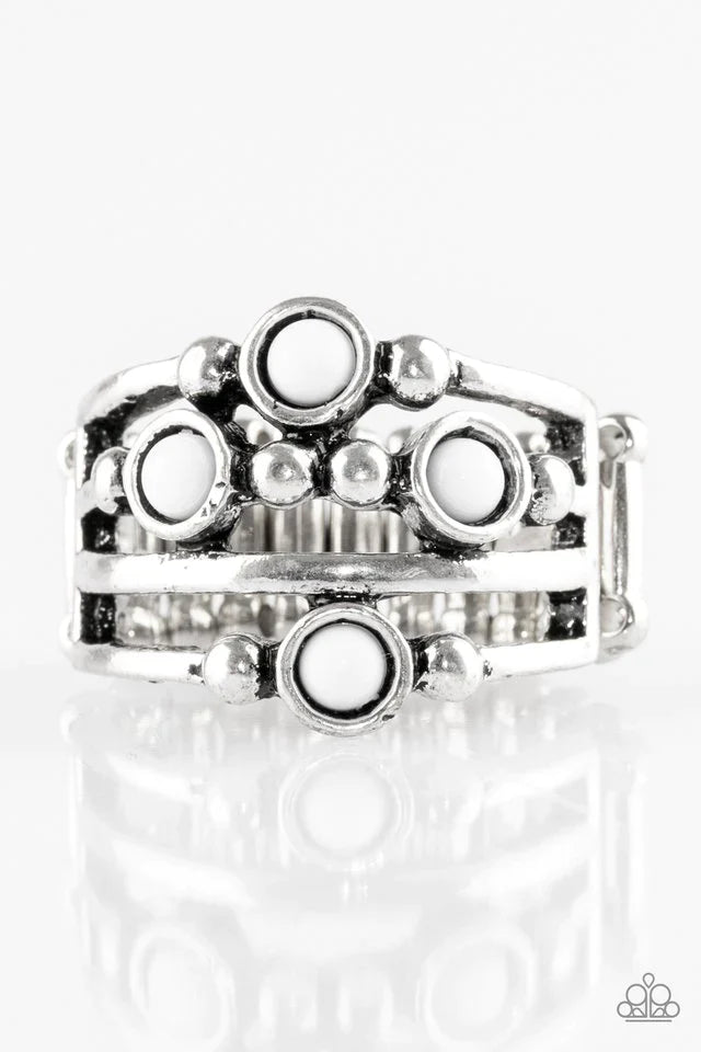 Paparazzi Ring ~ Beach House Party - White