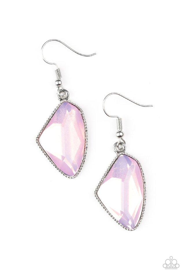 Paparazzi Earring ~ Mystic Mist - Pink
