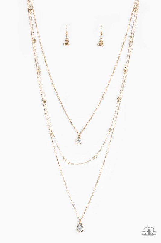 Paparazzi Necklace ~ City Blockbuster - Gold