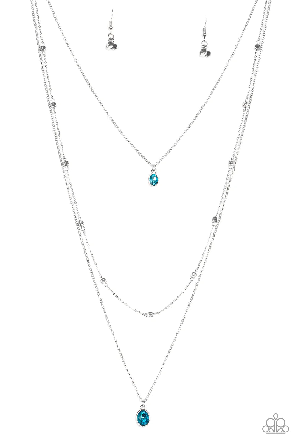 Paparazzi Necklace ~ City Blockbuster - Blue