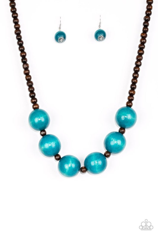 Oh My Miami - Blue - Paparazzi Necklace Image