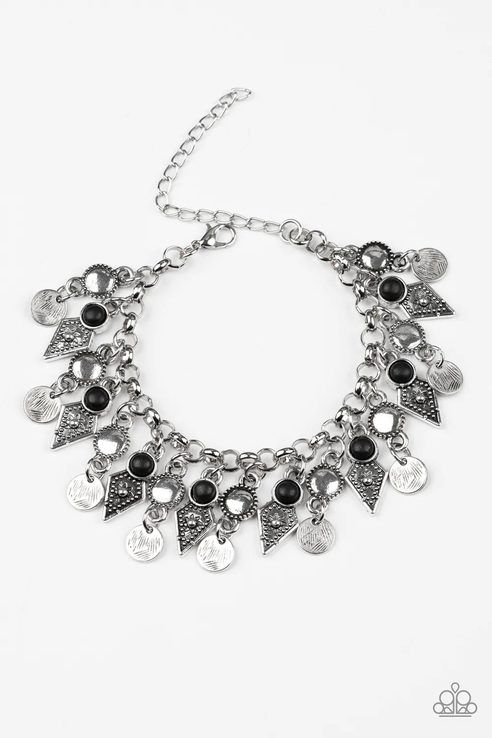 Paparazzi Bracelet ~ Triassic Trade Route - Black