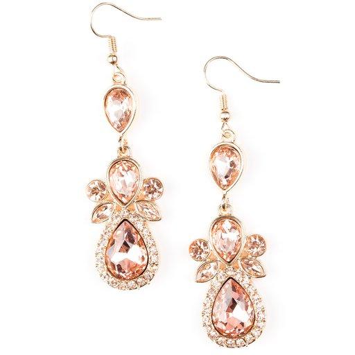 Paparazzi Earring ~ All About Glam - Gold