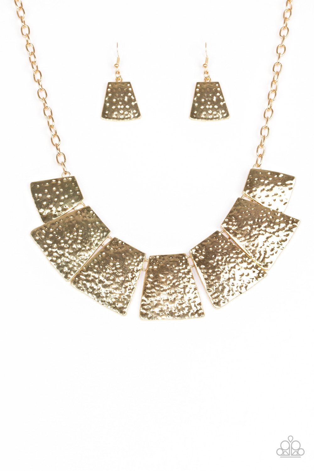 Paparazzi Necklace ~ Here Comes The Huntress - Gold