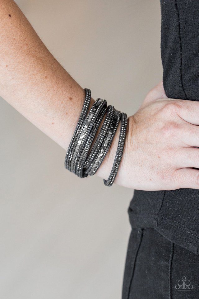 Rock Star Attitude - Silver - Paparazzi Bracelet Image