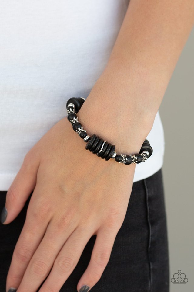 Sagebrush Serenade - Black - Paparazzi Bracelet Image