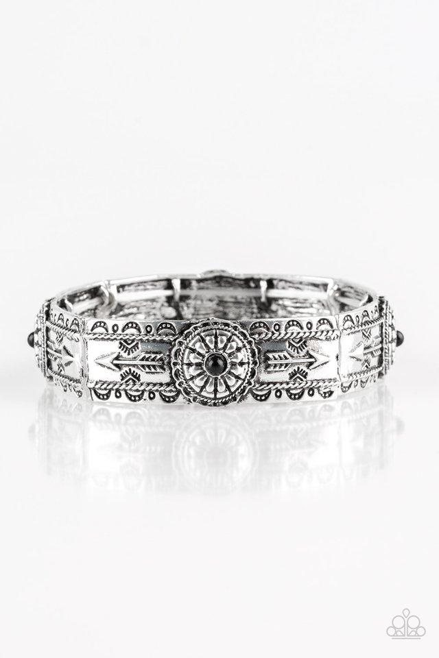 Paparazzi Bracelet ~ Southern Borders - Black