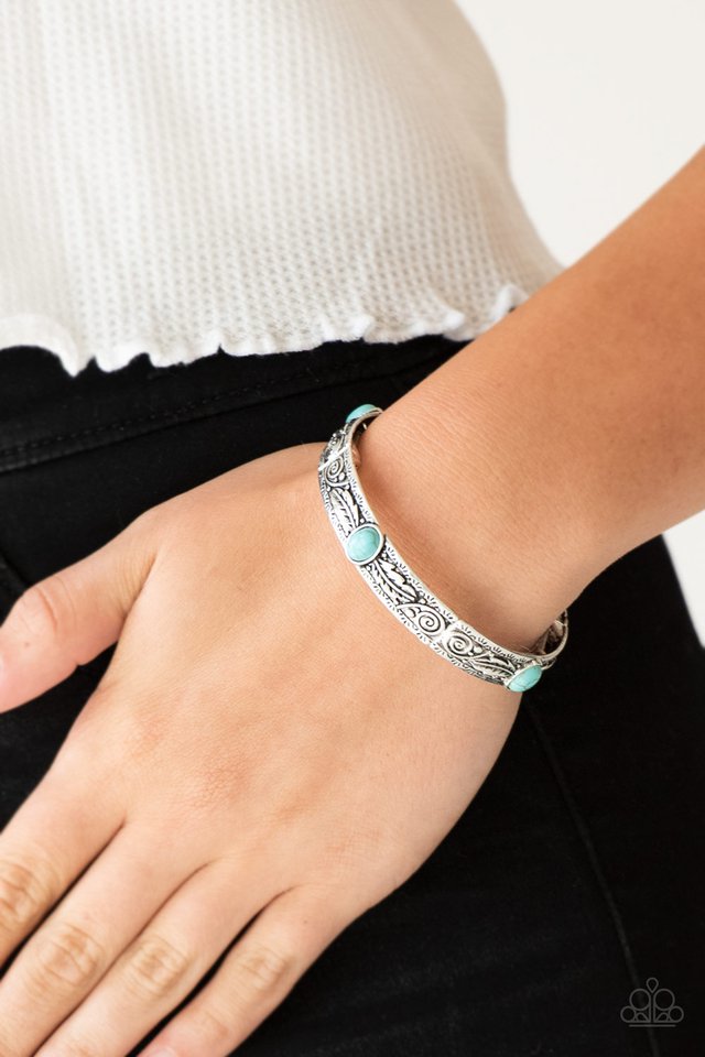 Wild West Story - Blue - Paparazzi Bracelet Image