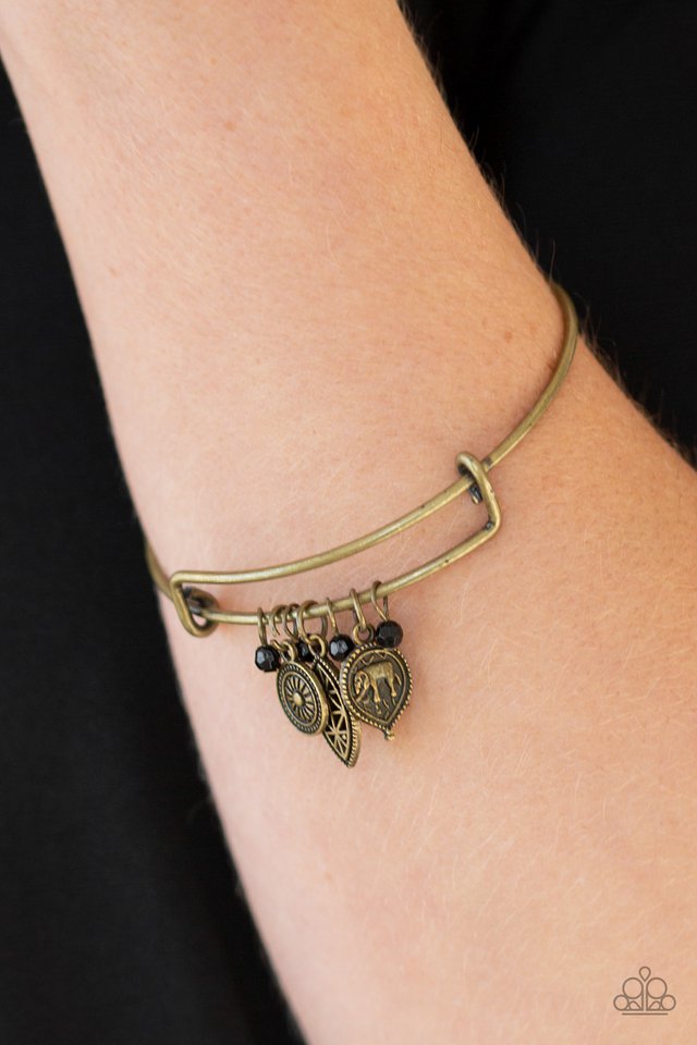 The Elephant In The Room - Brass - Paparazzi Bracelet Image