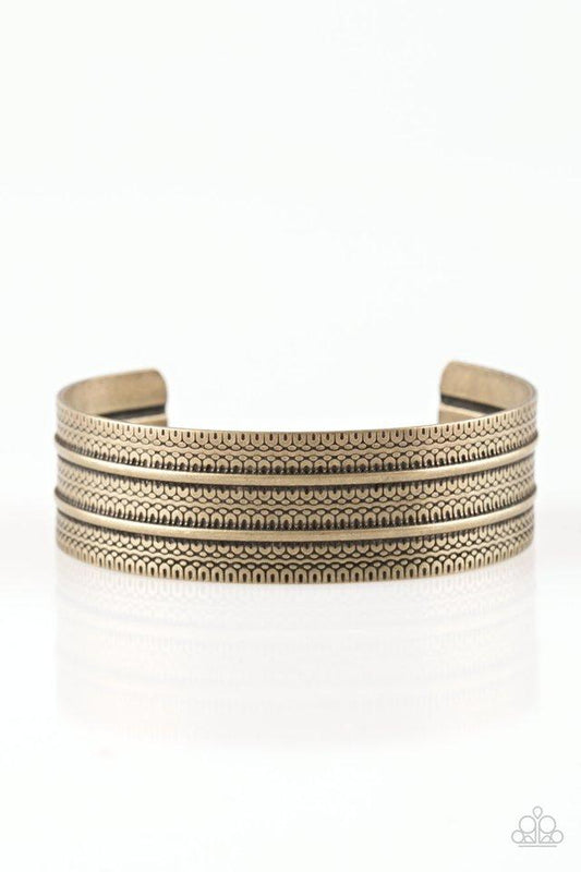 Paparazzi Bracelet ~ Absolute Amazon - Brass