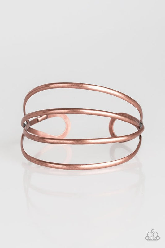 Take A CATWALK - Copper - Paparazzi Bracelet Image