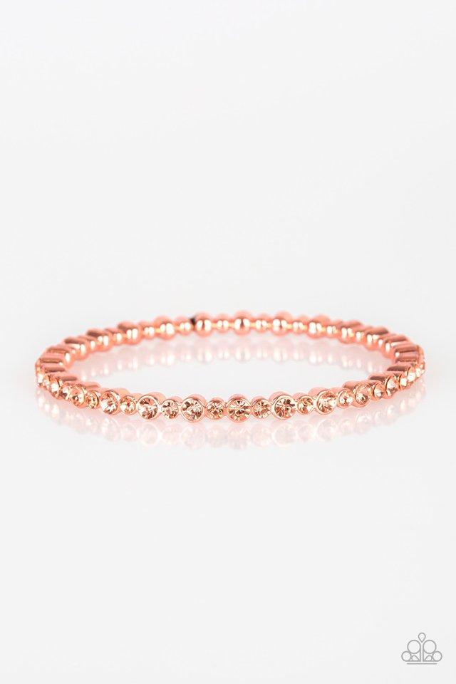 Paparazzi Bracelet ~ Seven Figure Fabulous - Copper