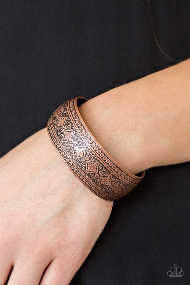 Gorgeously Gypsy - Copper - Paparazzi Bracelet Image