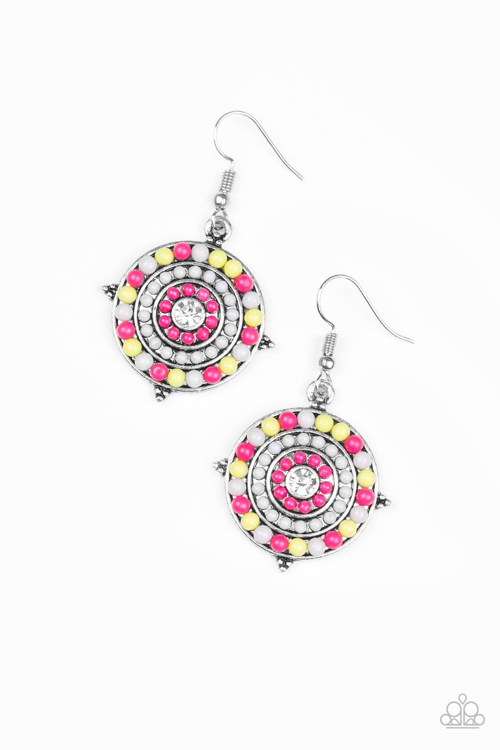 Paparazzi Earring ~ Caribbean Cruzin - Multi