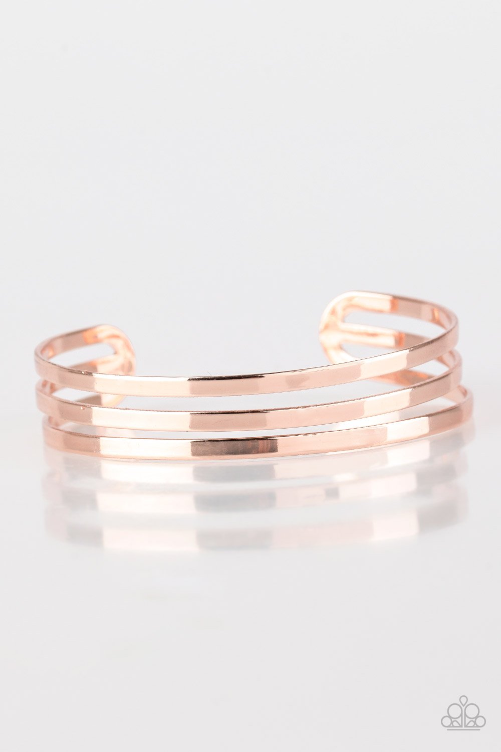Paparazzi Bracelet ~ Street Sleek - Rose Gold