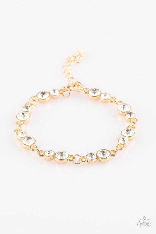 Paparazzi Bracelet ~ Twinkle Twinkle Little STARLET - Gold